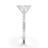 Montura Pavé 0.01 Catedral Oro Blanco