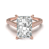 Montura Pavé 0.01 Catedral Oro Rosa