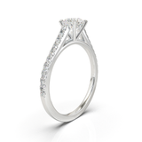 Montura Pavé 0.01 Catedral Oro Blanco