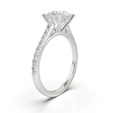 Montura Pavé 0.01 Catedral Oro Blanco