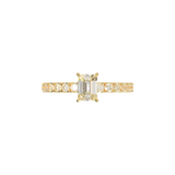 Montura Pavé 0.03 Oro Amarillo