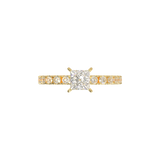 Montura Pavé 0.03 Oro Amarillo