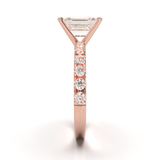 Montura Pavé 0.03 Oro Rosa
