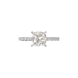 Montura Pavé 0.02 Oro Blanco