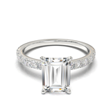 Montura Pavé 0.02 Oro Blanco