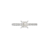 Montura Pavé 0.02 Oro Blanco