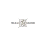 Montura Pavé 0.02 Oro Blanco