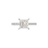 Montura Pavé 0.02 Oro Blanco