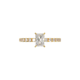 Montura Pavé 0.02 Oro Amarillo