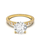 Montura Pavé 0.02 Oro Amarillo