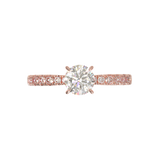 Pavé Frame 3,2,1 Rose Gold