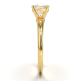 Montura Pavé Escondido en Catedral Oro Amarillo
