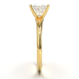 Montura Pavé Escondido en Catedral Oro Amarillo