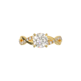Rose Gold Half Round Pavé Frame