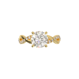 Rose Gold Half Round Pavé Frame