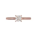 Pavé Frame 3,2,1 Yellow Gold