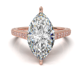 Pavé Frame 3,2,1 Yellow Gold