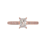 Pavé Frame 3,2,1 Yellow Gold
