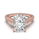 Pavé Frame 3,2,1 Yellow Gold