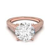 Pavé Frame 3,2,1 Yellow Gold