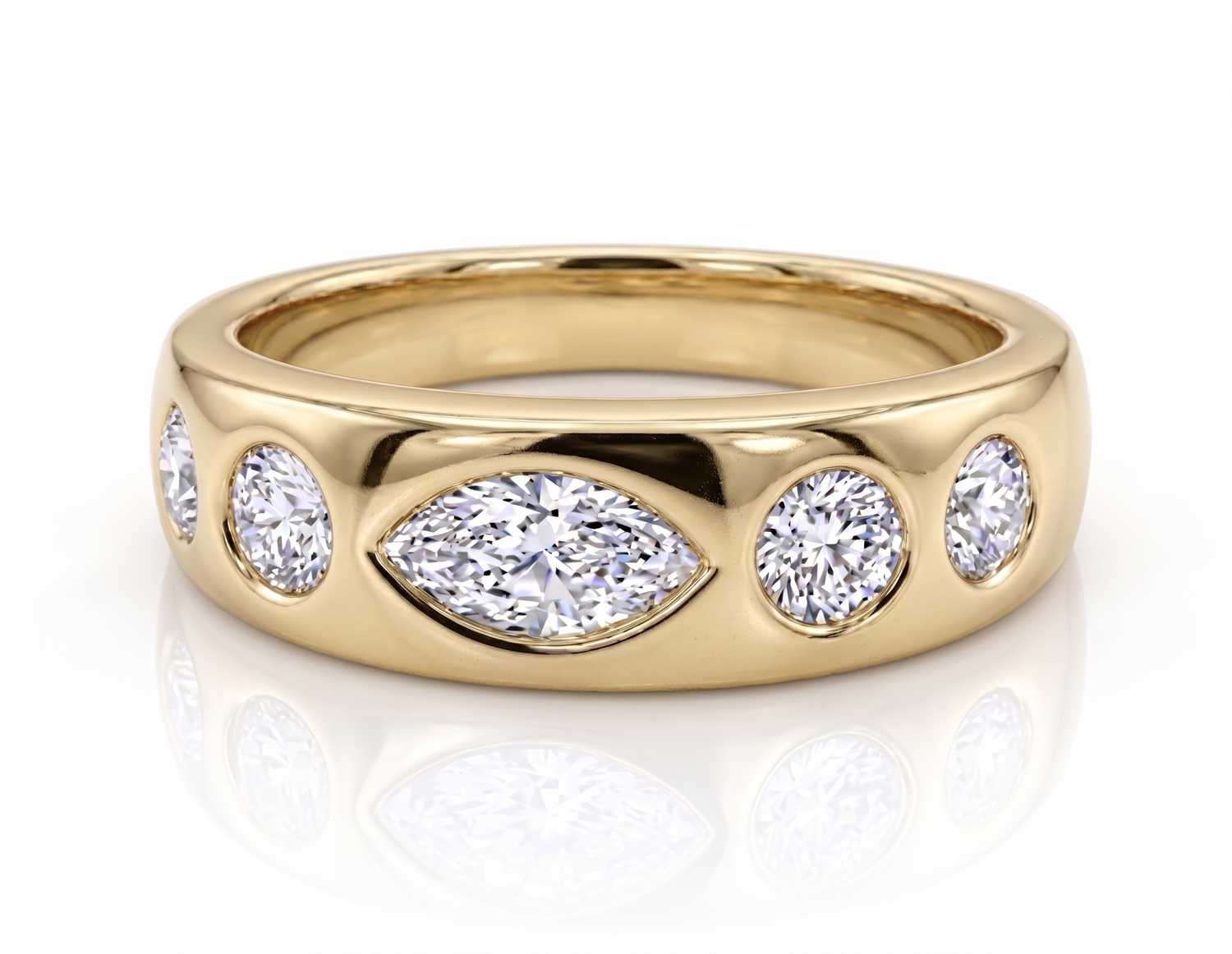 Anillo chunky fancy shapes