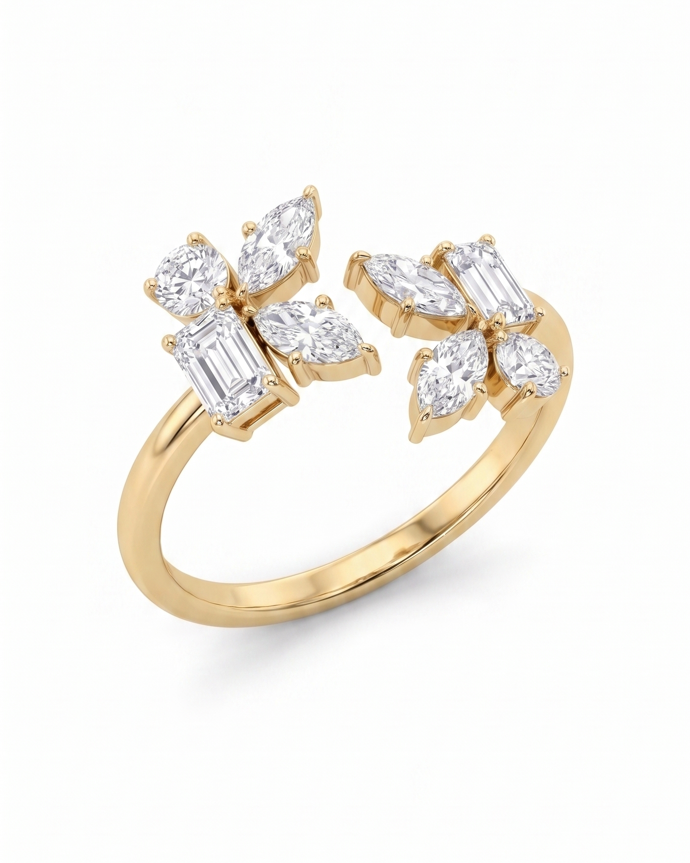 Fancy shapes ring