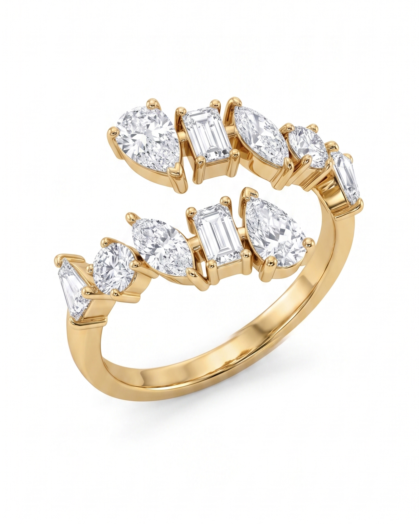 Fancy shapes ring