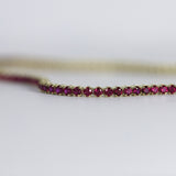 Tennis Bracelet con Rubies / 1.68 CTW