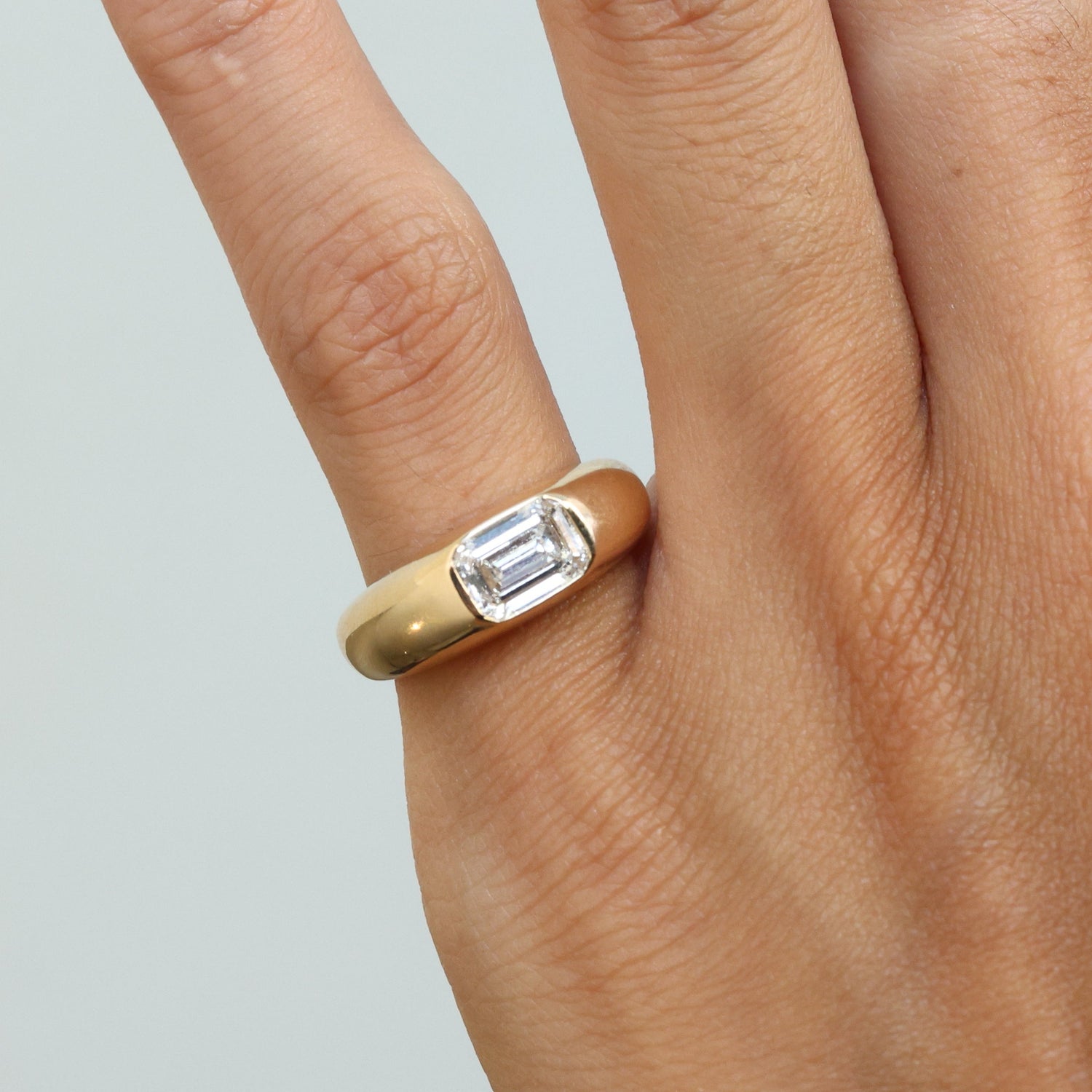 Emerald Dome Ring