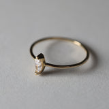 Anillo solitario marquise