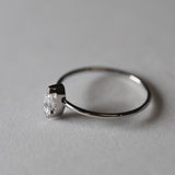 Anillo solitario marquise