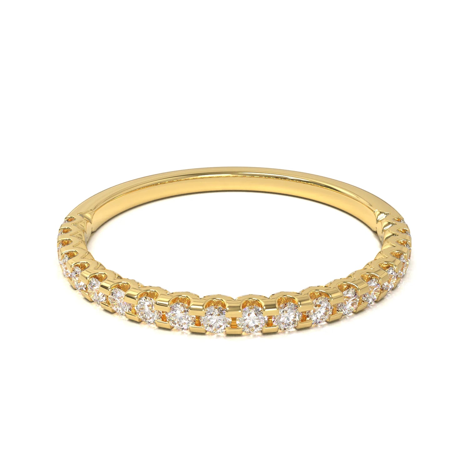 Churumbela Montada en U Oro Amarillo 0.02 ct