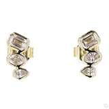 Mini Tri Stone Bezel 0.75 ctw