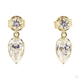 Pear Bezel Prong Drop · 2.00 ctw