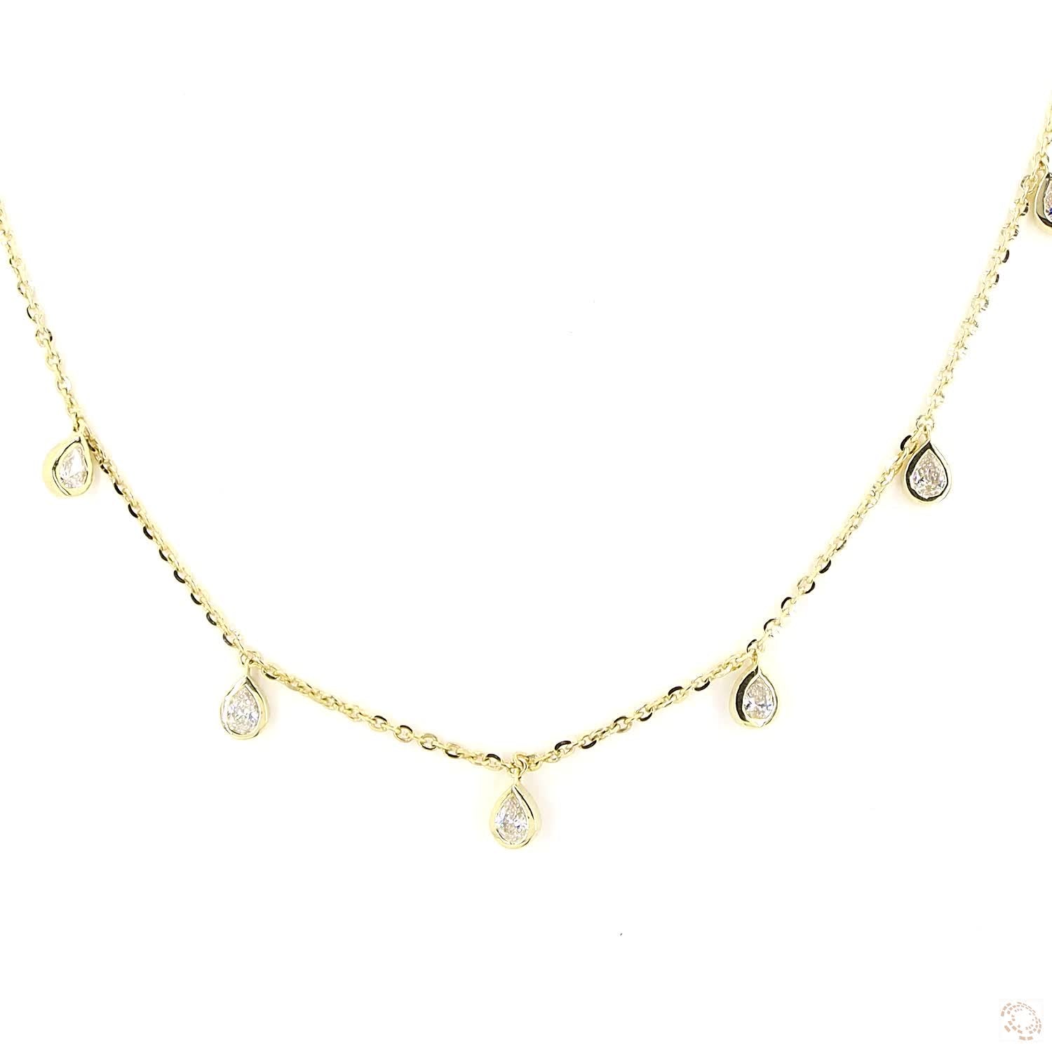 Pear Bezel Droplet