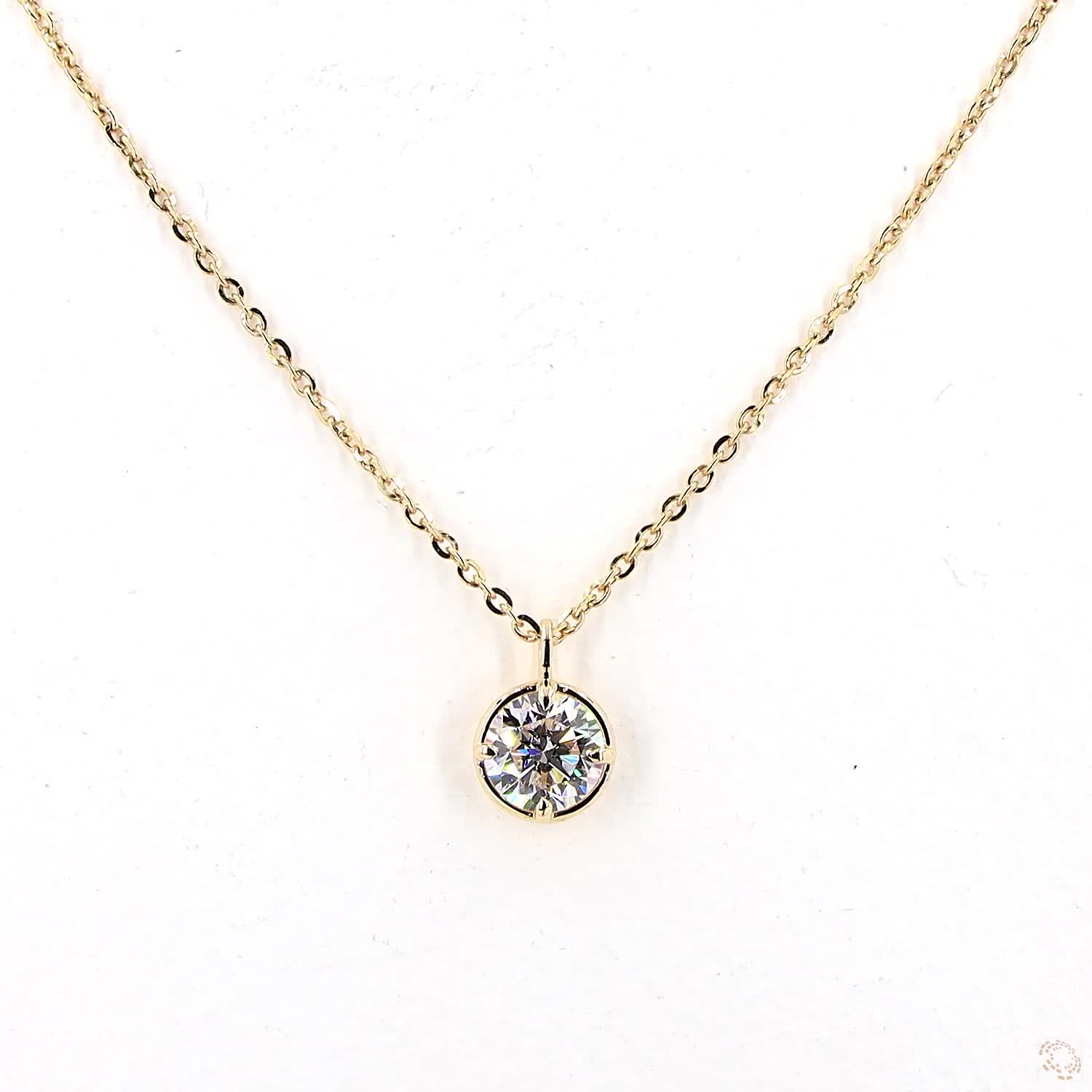 Round Bezel Prong · 1.00 ct