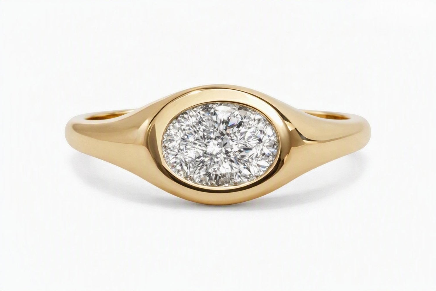 Pinky ring oval