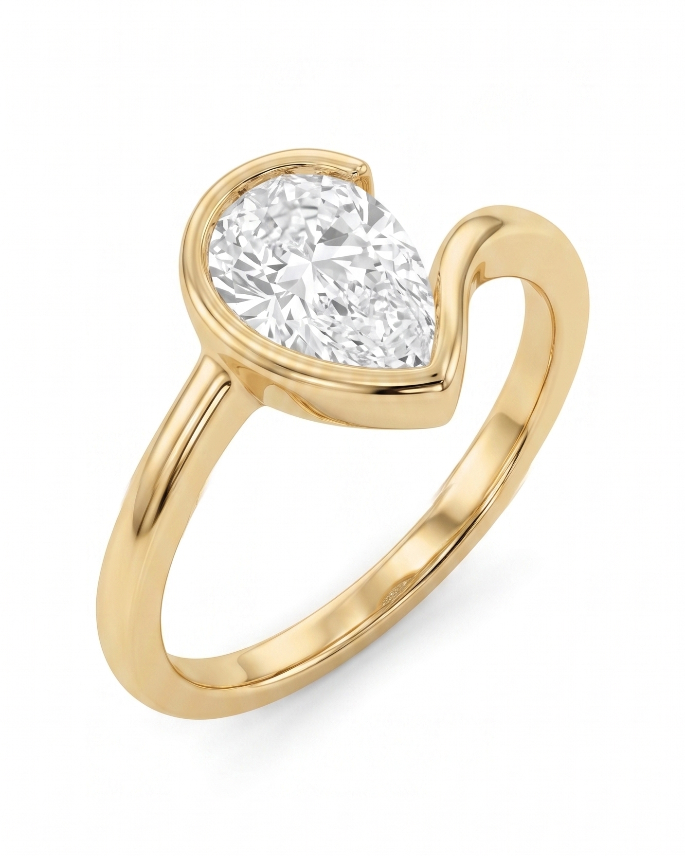 Pinky ring pear abierto