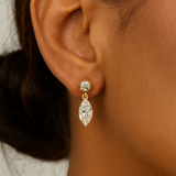 Marquise Bezel Prong Drop · 1.40 ctw