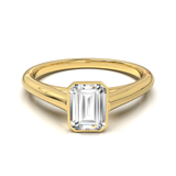 Cathedral Solitaire Frame 1.8mm thickness Yellow Gold