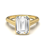 Cathedral Solitaire Frame 1.8mm thickness Yellow Gold