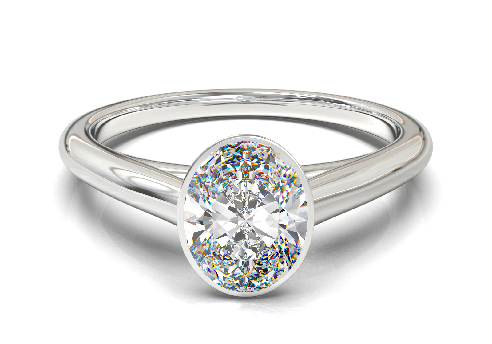 Cathedral Solitaire Frame 1.8mm thickness Yellow Gold