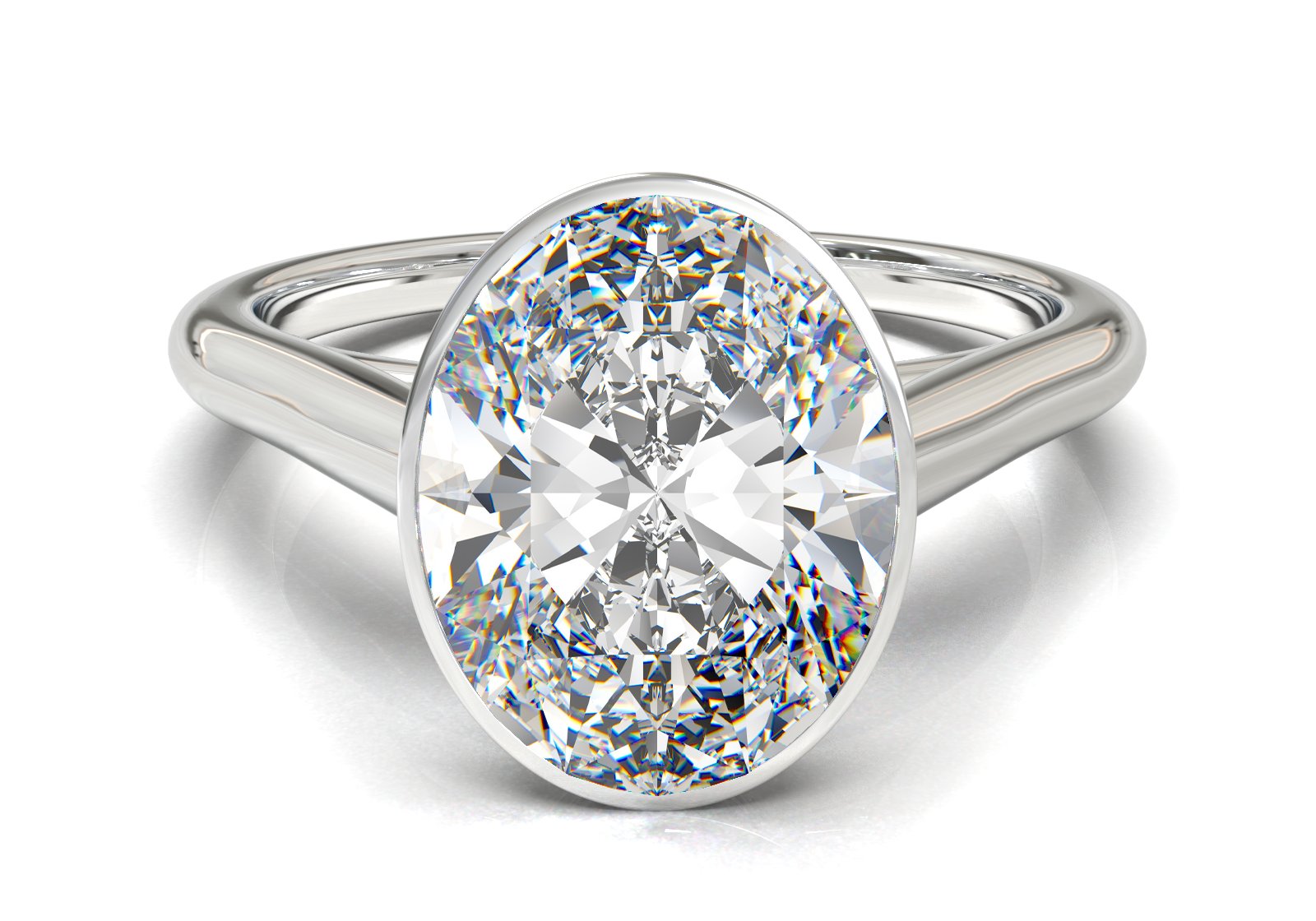 Cathedral Solitaire Frame 1.8mm thickness Yellow Gold