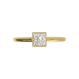 Cathedral Solitaire Frame 1.8mm thickness Yellow Gold