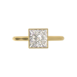 Cathedral Solitaire Frame 1.8mm thickness Yellow Gold