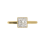 Cathedral Solitaire Frame 1.8mm thickness Yellow Gold