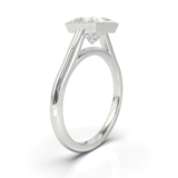 Cathedral Solitaire Frame 1.8mm thickness Yellow Gold