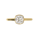 Cathedral Solitaire Frame 1.8mm thickness Yellow Gold