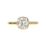 Cathedral Solitaire Frame 1.8mm thickness Yellow Gold