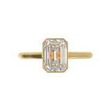 Cathedral Solitaire Frame 1.8mm thickness Yellow Gold